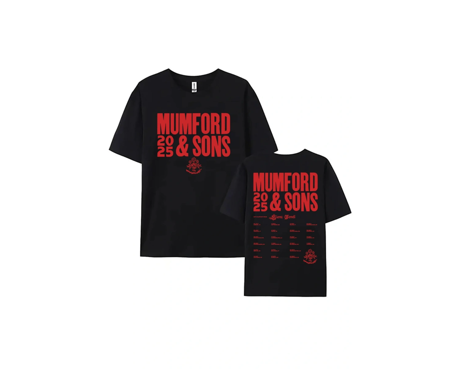 Beyaz 2025Turu Mumford ve Sons Halk Rock Grubu RUSHMERE Albümü