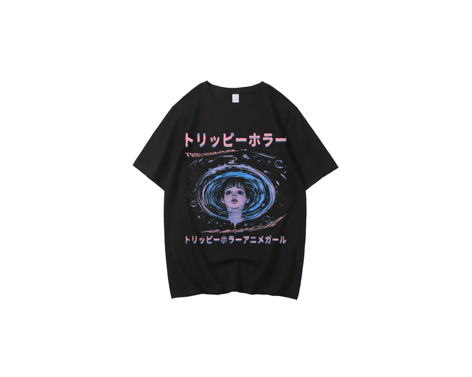 Beyaz Acaksınızda Hidratlı Kalın Vintage Stil Komik Kurbağa Grafik Tee Yaz T-shi