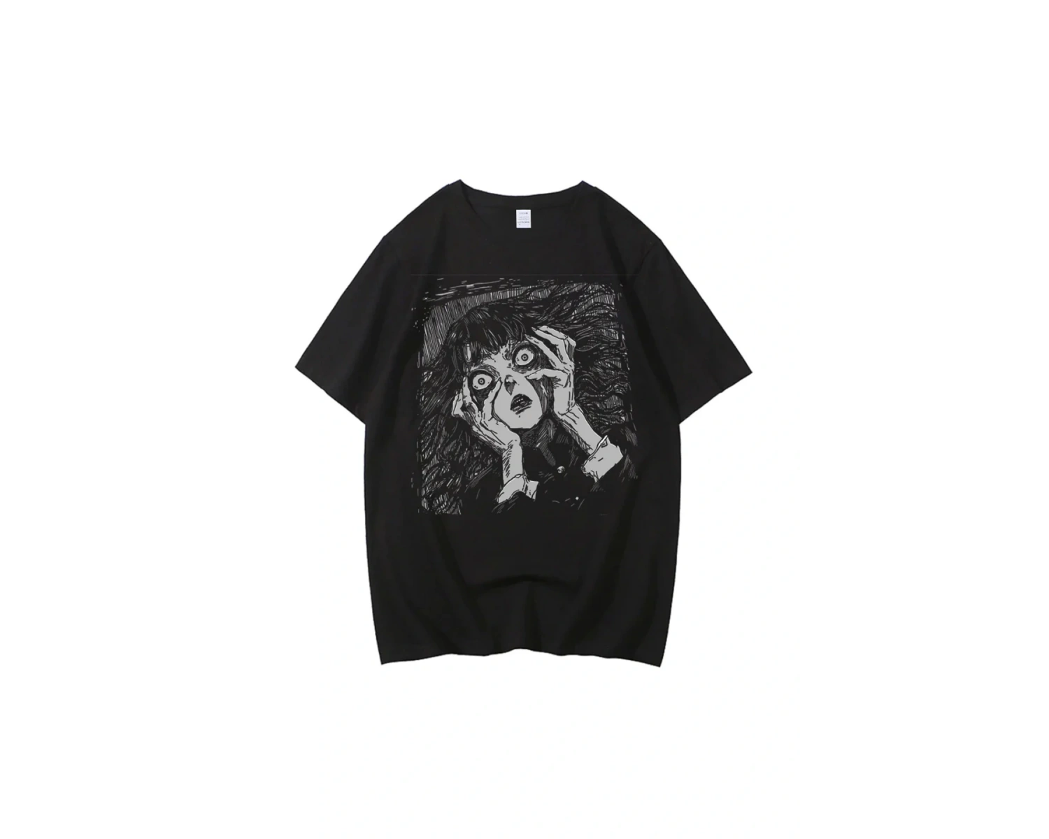 Beyaz Acaksınızda Hidratlı Kalın Vintage Stil Komik Kurbağa Grafik Tee Yaz T-shi