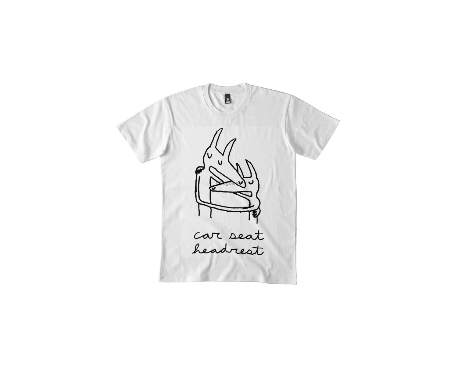 Beyaz Araba Koltuğu Müzik Grubu Kafalık Klasik DMN Uzun kollu Tee Yaz Bisiklet Yaka