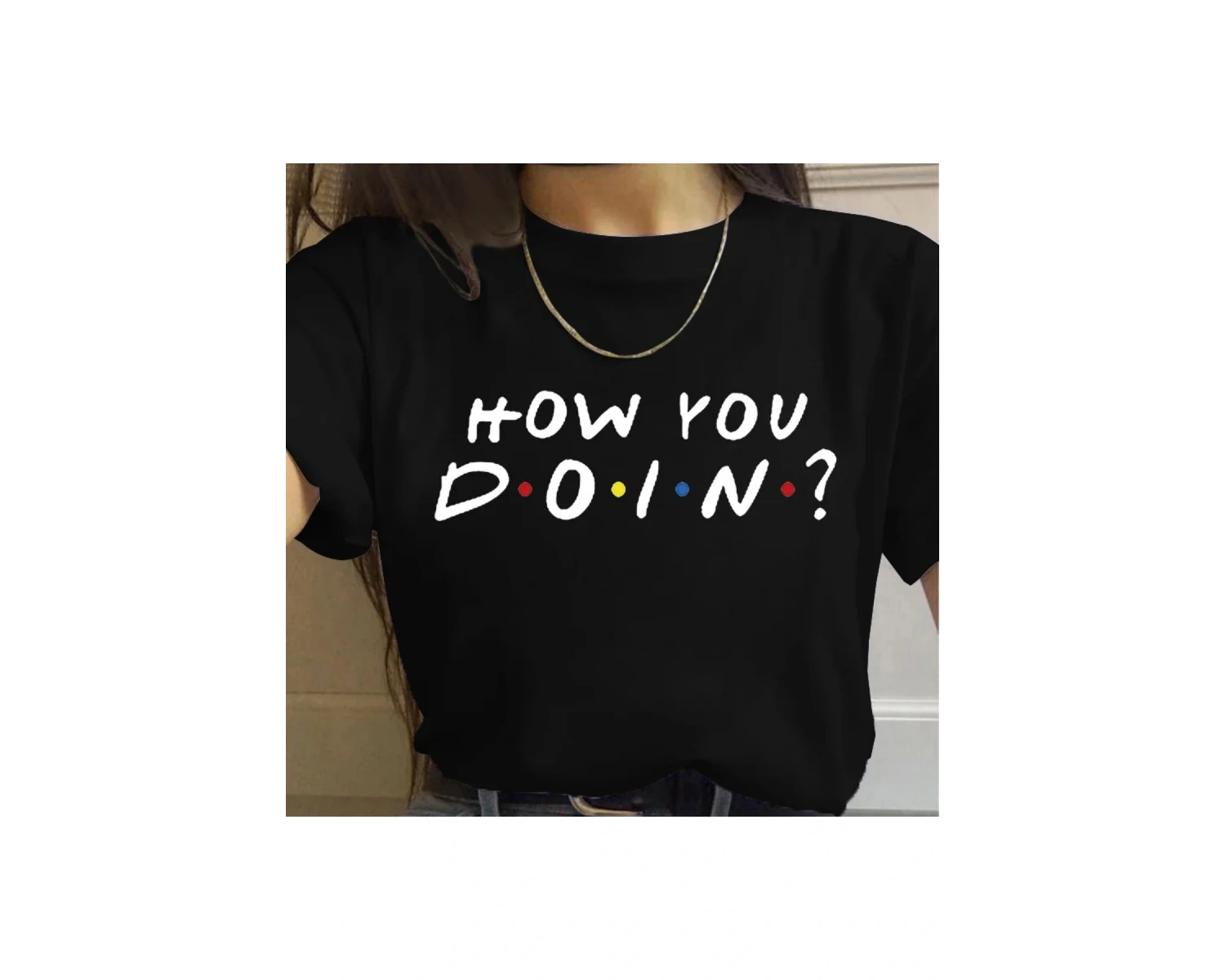 Beyaz Arkadaşlar TV Gösterisi harajuku Ullzang Karikatür Baskı 90s Grafi