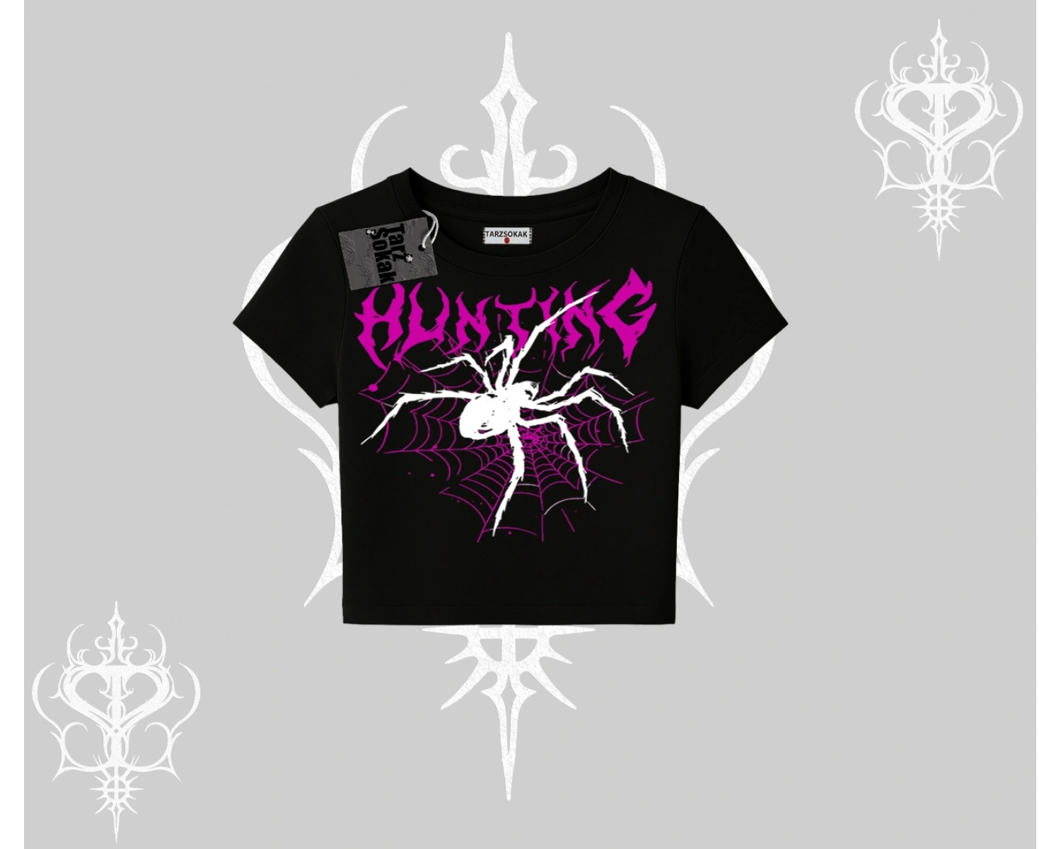 Beyaz Babby Tee Autumn Spider