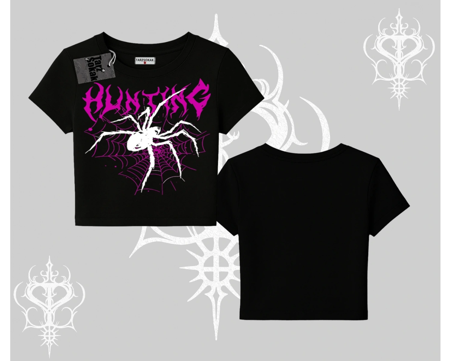 Beyaz Babby Tee Autumn Spider
