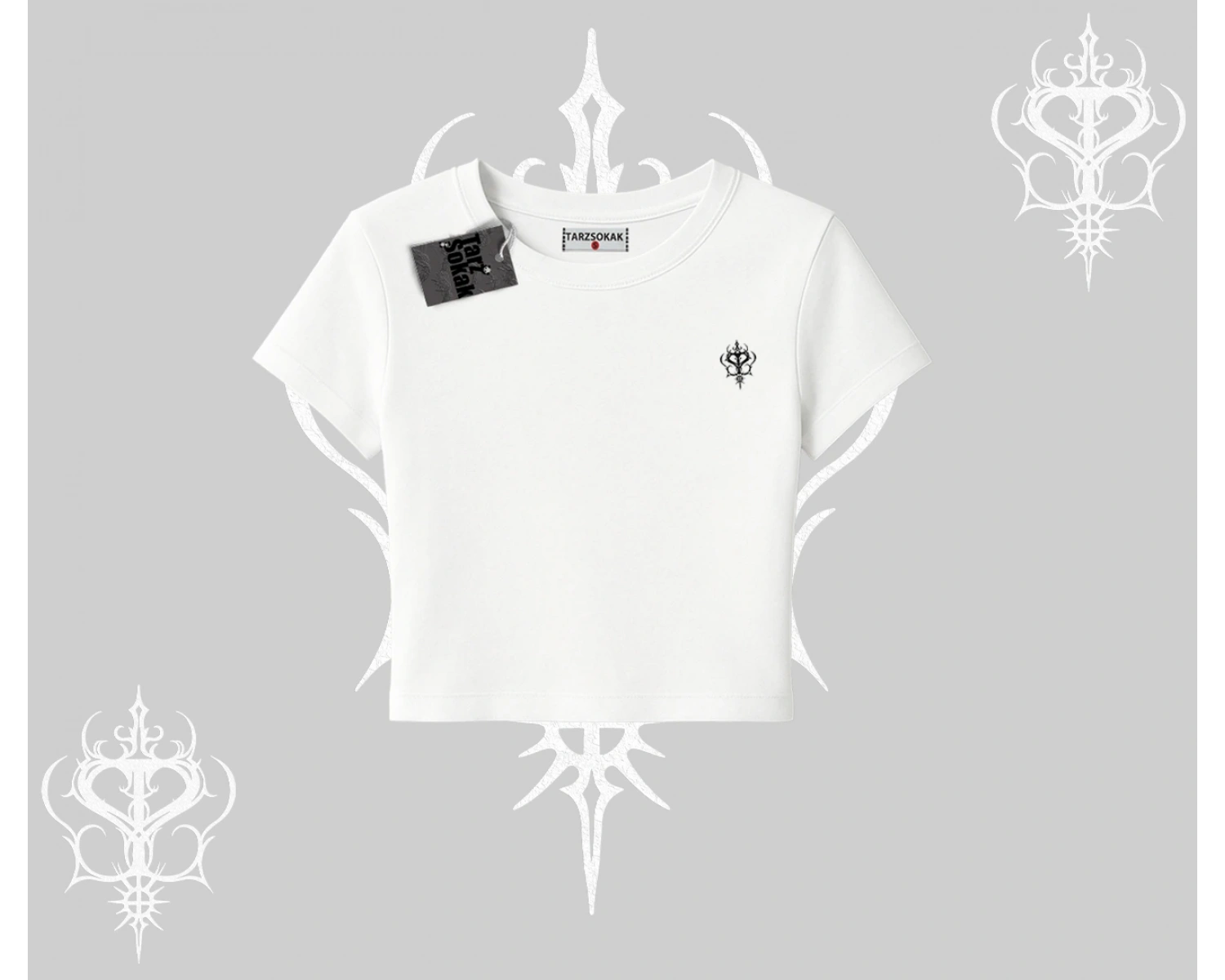 Beyaz Babby Tee Özel logolu