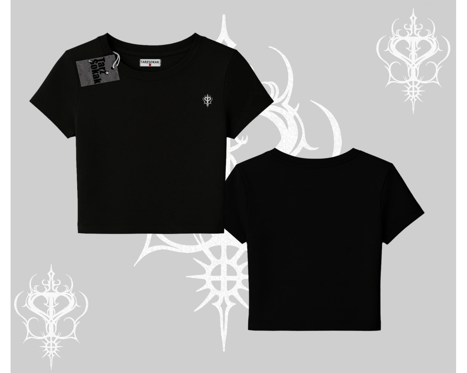 Beyaz Babby Tee Özel logolu