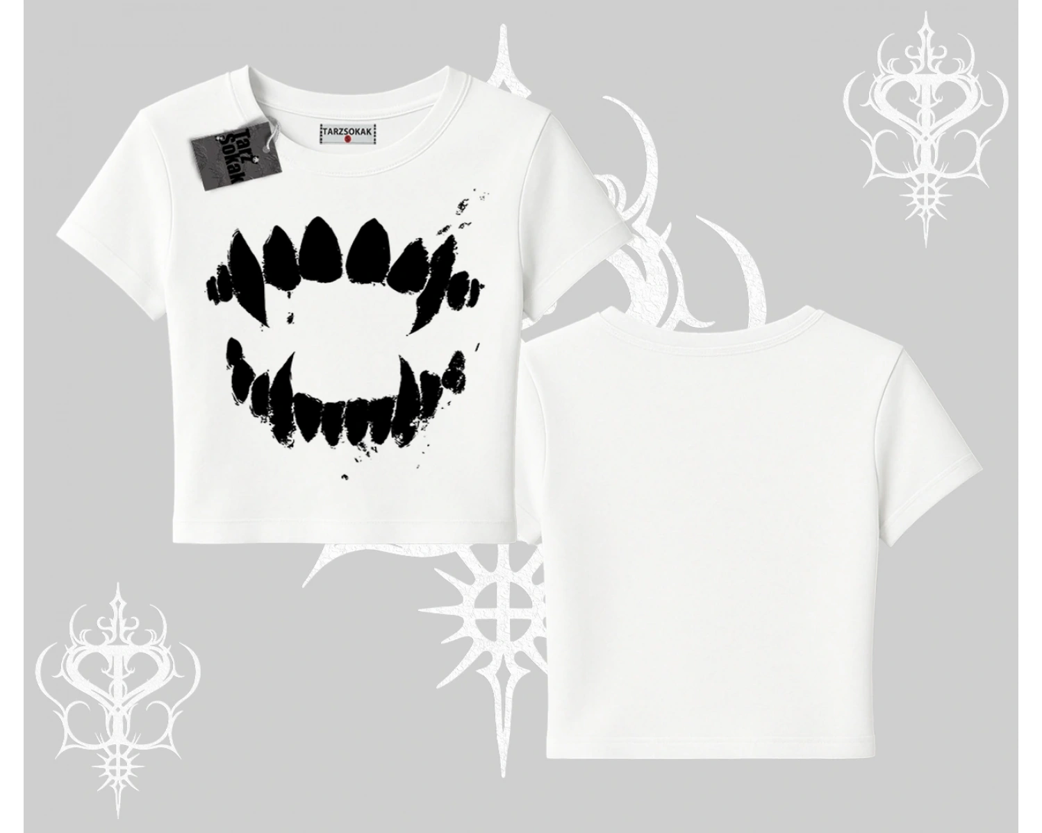 Beyaz Babby Tee Vampir Dış