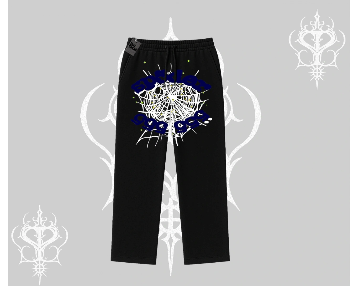 Beyaz Baggy Eşofman Altı Sp55der