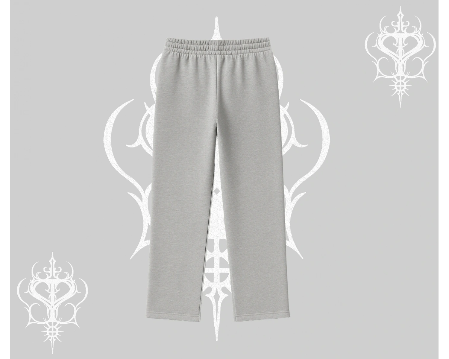 Beyaz Baggy Eşofman Altı Sp55der