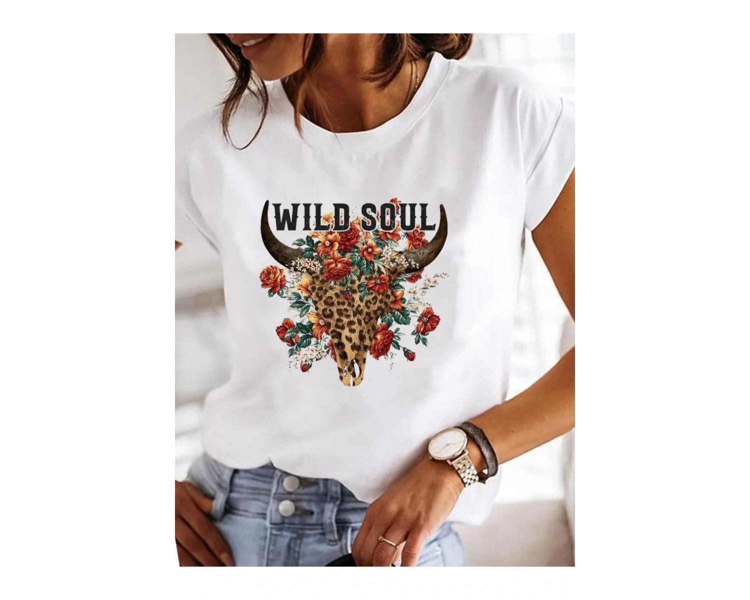 Beyaz Baskılı Yaz Suluboya Aşk Kalp Çizgili Elbise Grafik