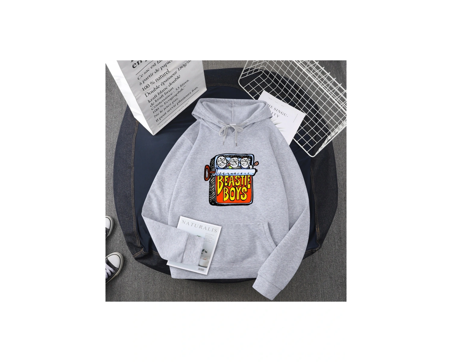 Beyaz Beastie Boy pamuk Punk Rock