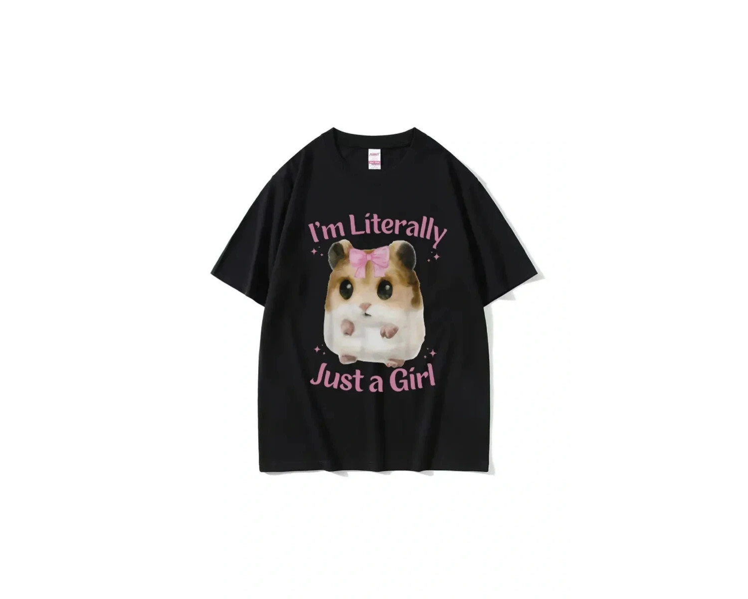 Beyaz Ben kelimenin tam anlamıyla sadece bir sevimli üzgün hamster komik Meme kad