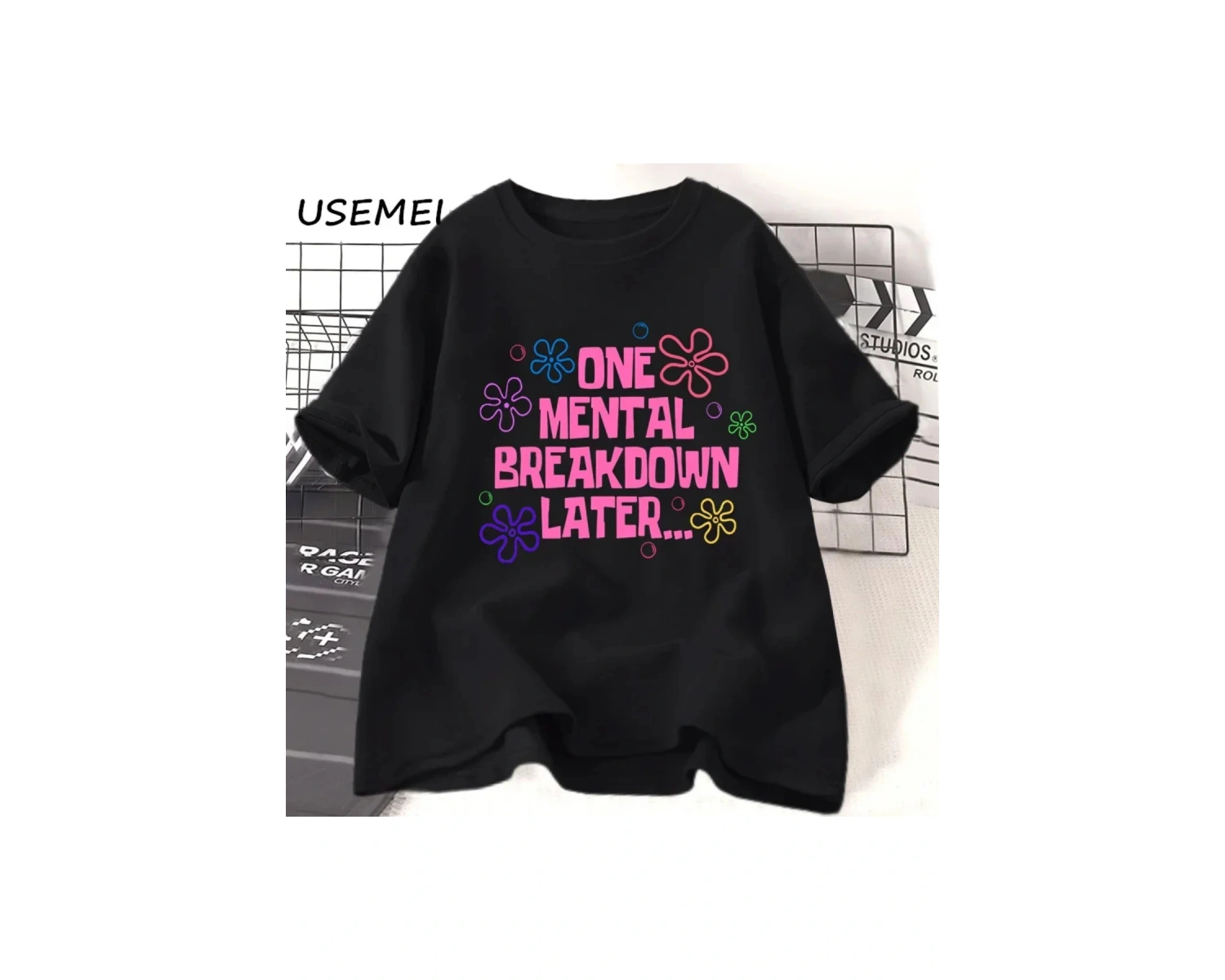 Beyaz Bir Zihinsel Arıza Sonra T Unisex Komik Grafik T