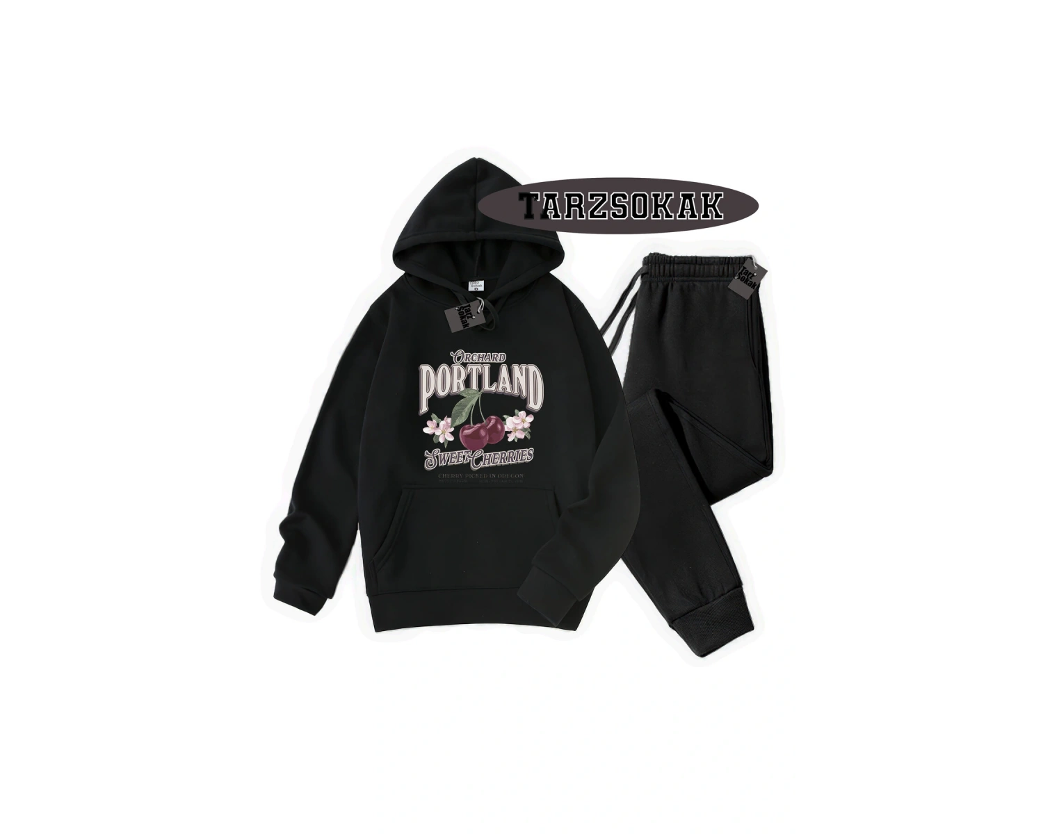 Beyaz Biskilet Orchard Detaylı ikili TAKIM