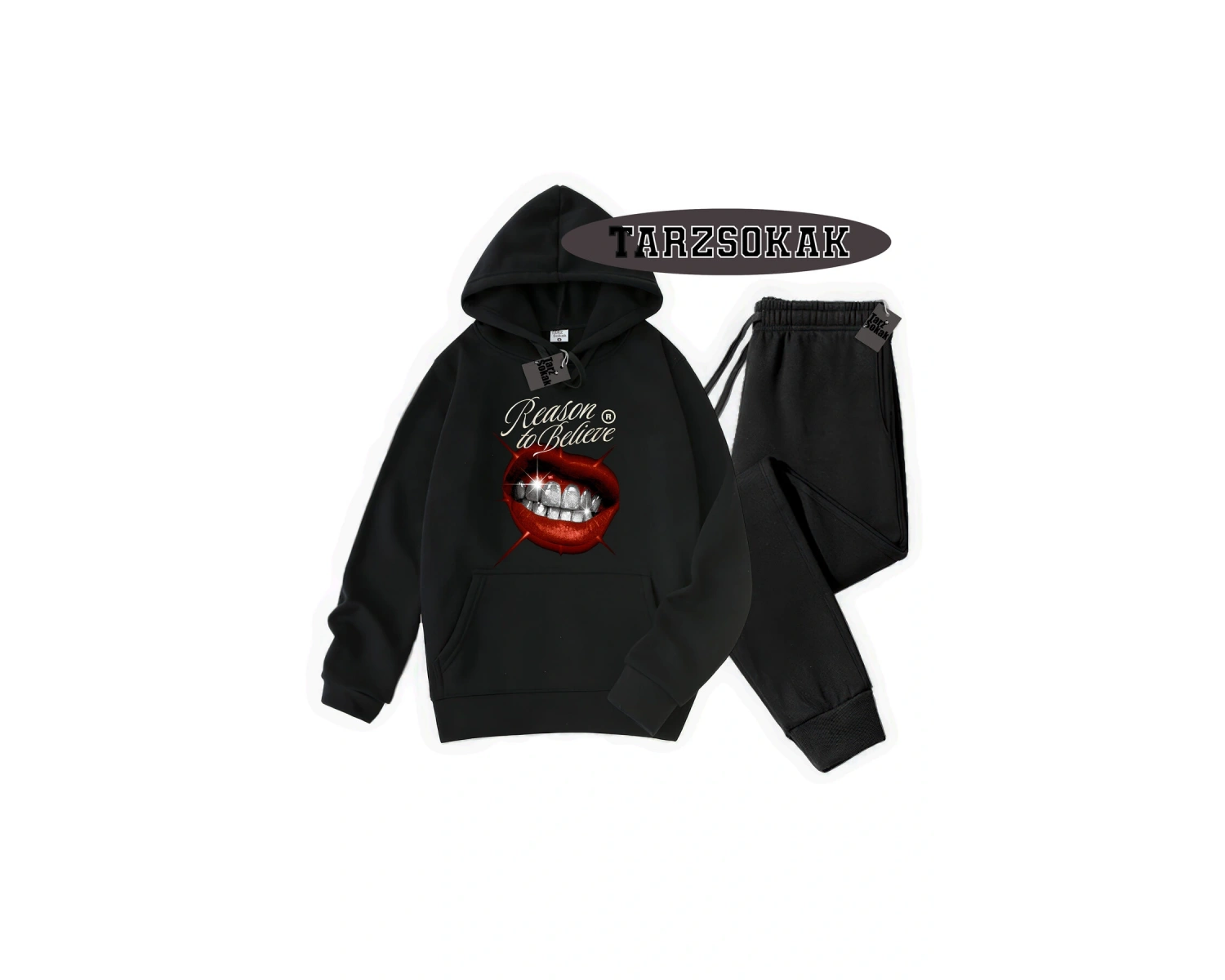 Beyaz Biskilet Reason Detaylı ikili TAKIM