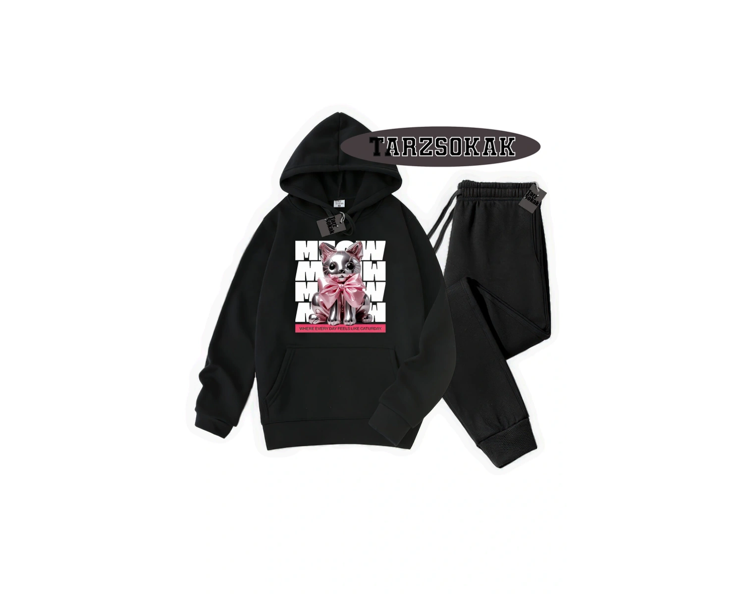 Beyaz Biskilet Where Everday Detaylı ikili TAKIM