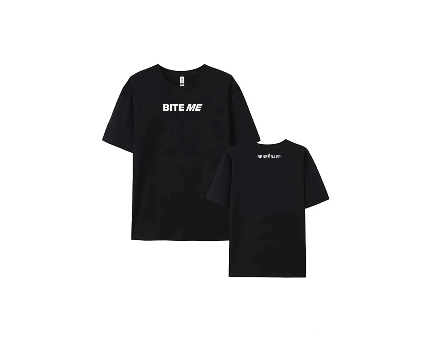 Beyaz Bite Me Reneé Rapp Şarkıcı Albümü Baskı leri Yumuşak Unisex Streetweed Kı