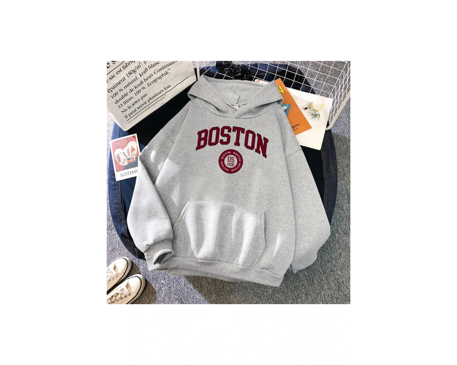 Beyaz Boston şehir abd 1630