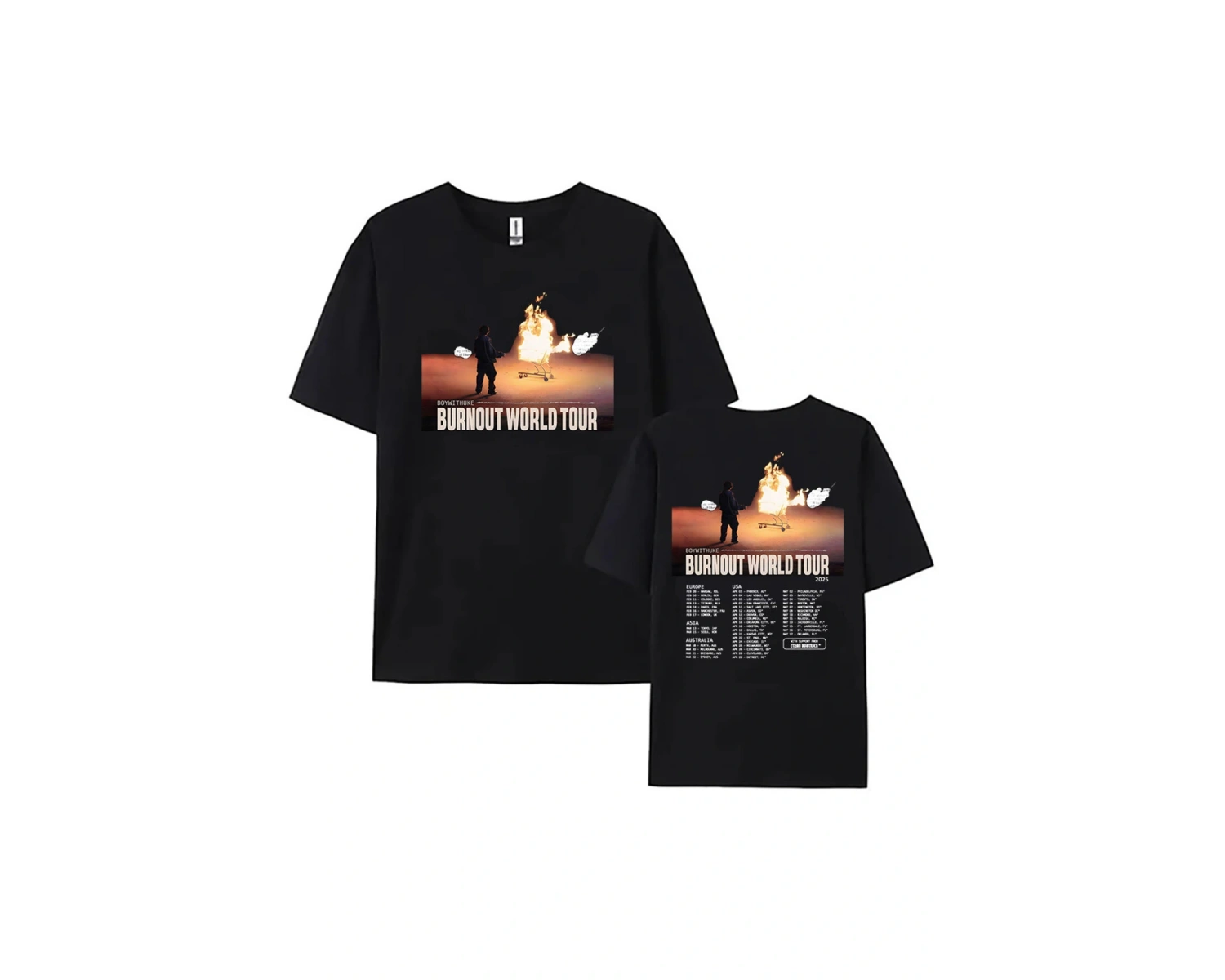 Beyaz Boywithuke Tükenmişlik Dünya Turu leri yazlık Yuvarlak Boy