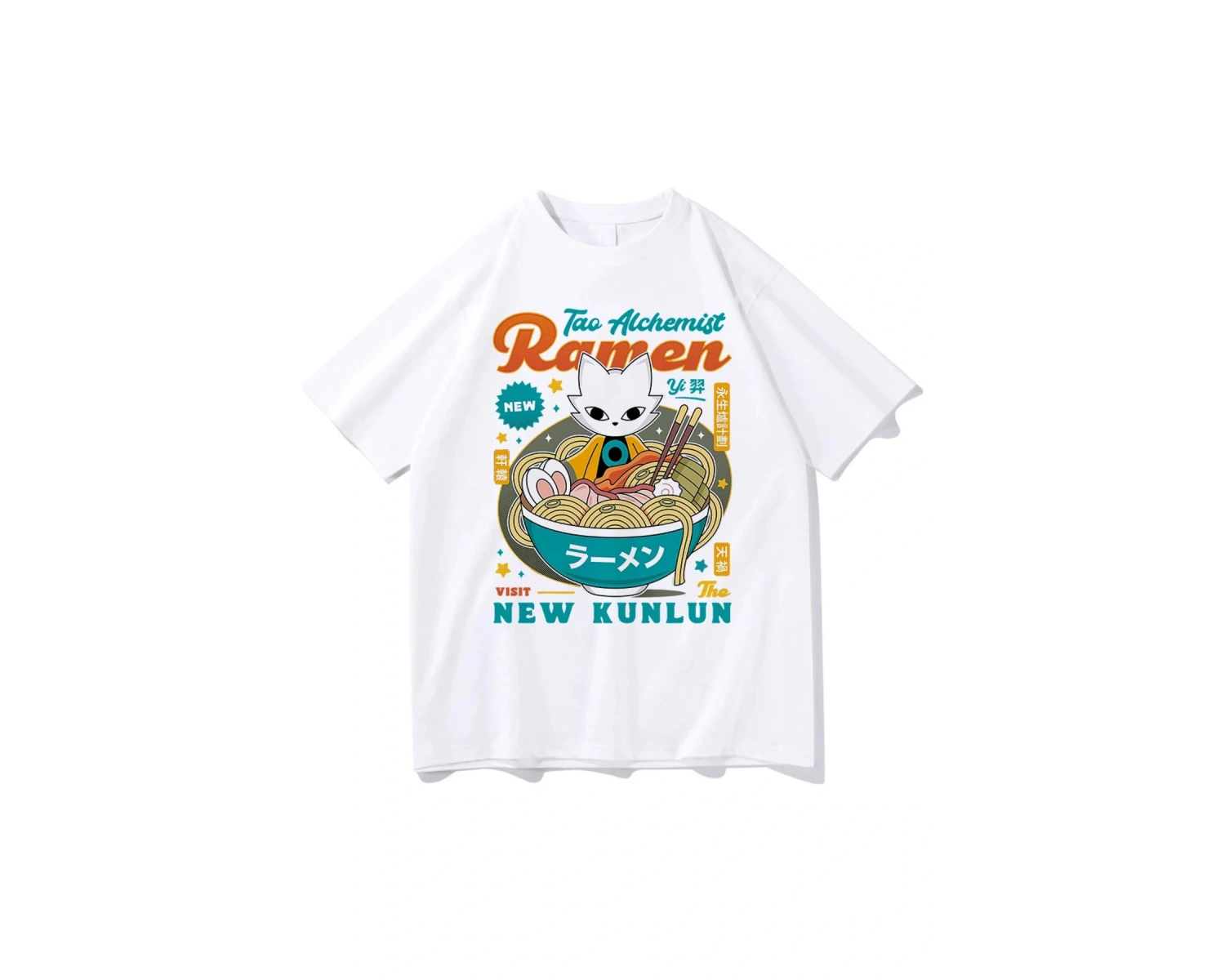 Beyaz Dokuz Sols Yi Ramen ler Estetik Komik Sevimli Kedi Şehriye E