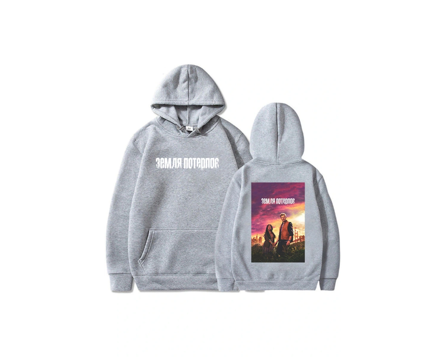 Beyaz Earth Abides TV Series Printing Hoodies Long Sleeve Winter