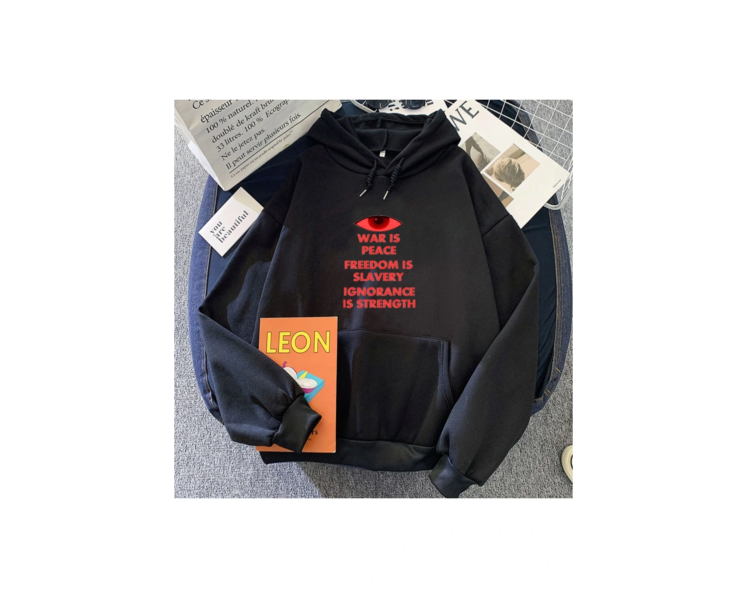 Beyaz Esaret Hoodie yazma içinrahat kız aldult moletom kapşon