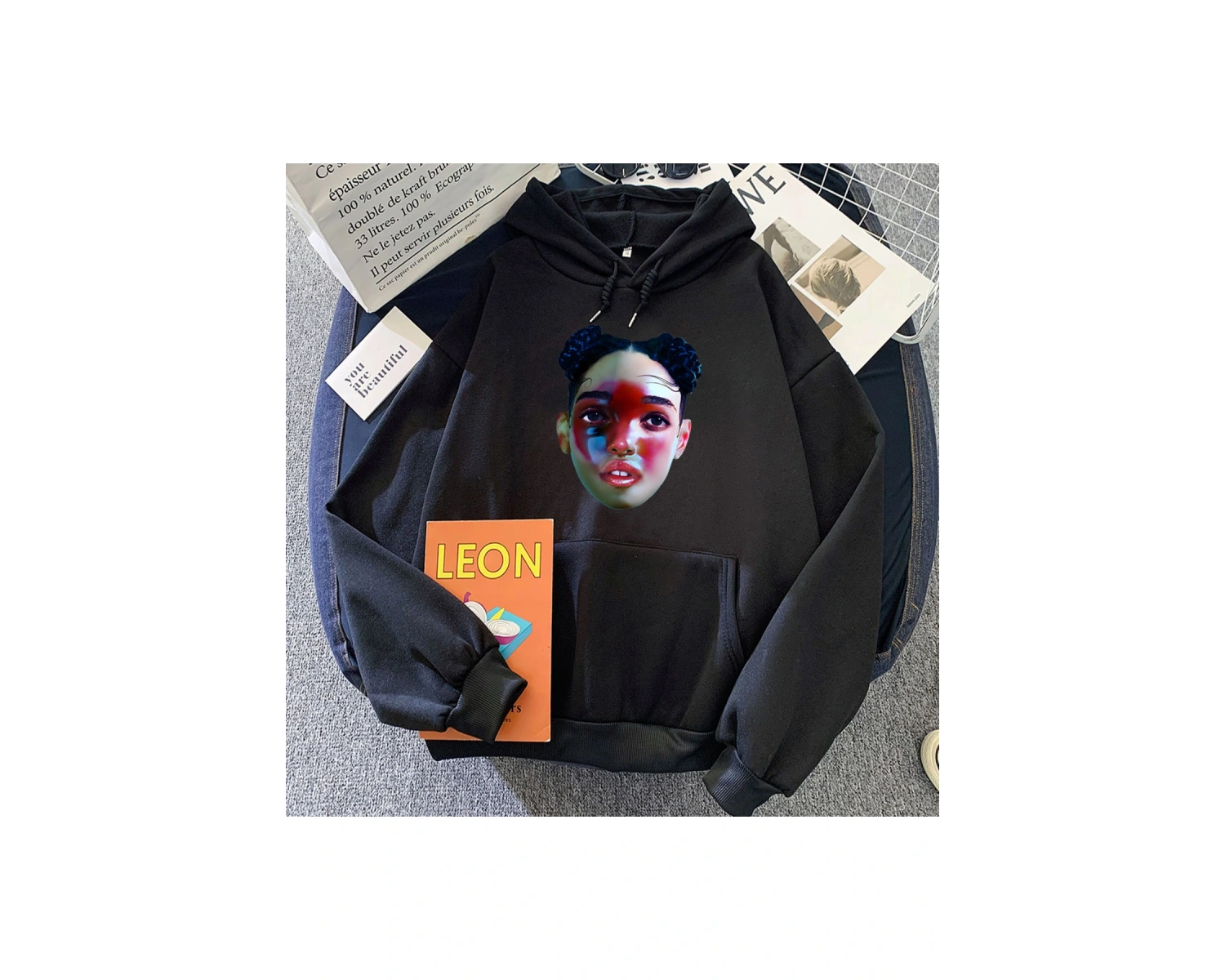 Beyaz EUSEXUA yeni kı Hoodies kıcı FKA dallar grafik Ropa De Mujer Sudaderas kad