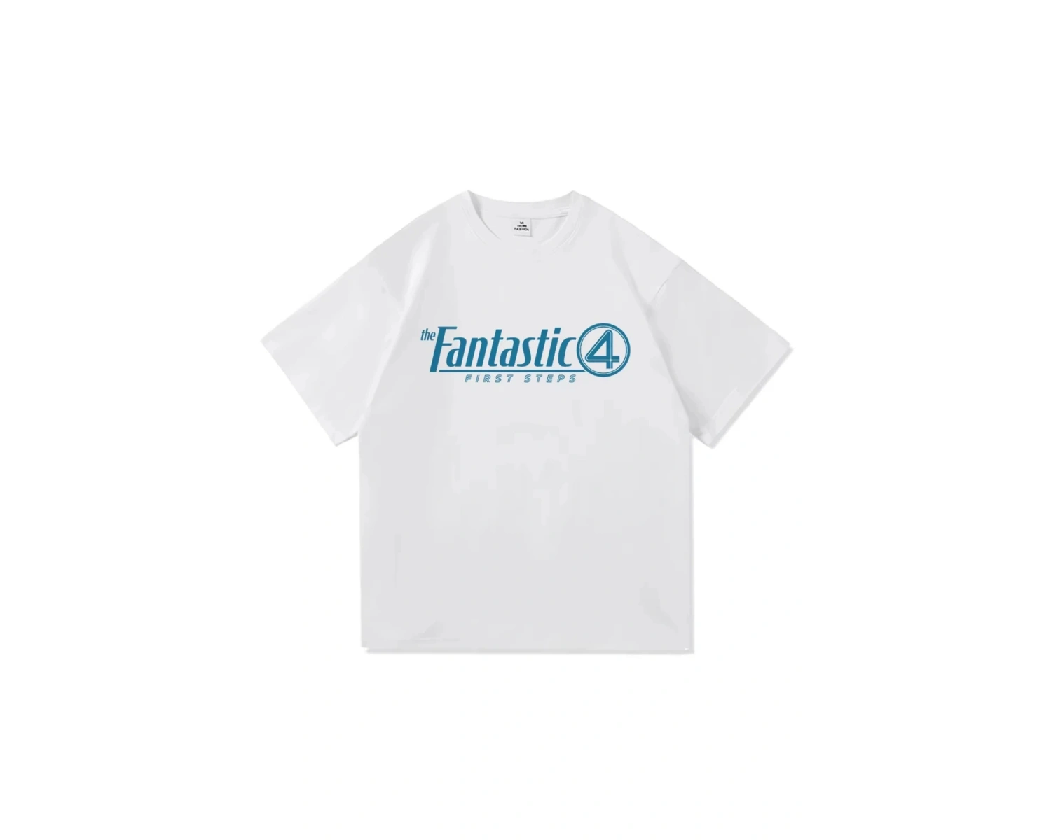 Beyaz Fantastik Dört İlk Adım Film an Harajuku Üstleri Hediye Grafik