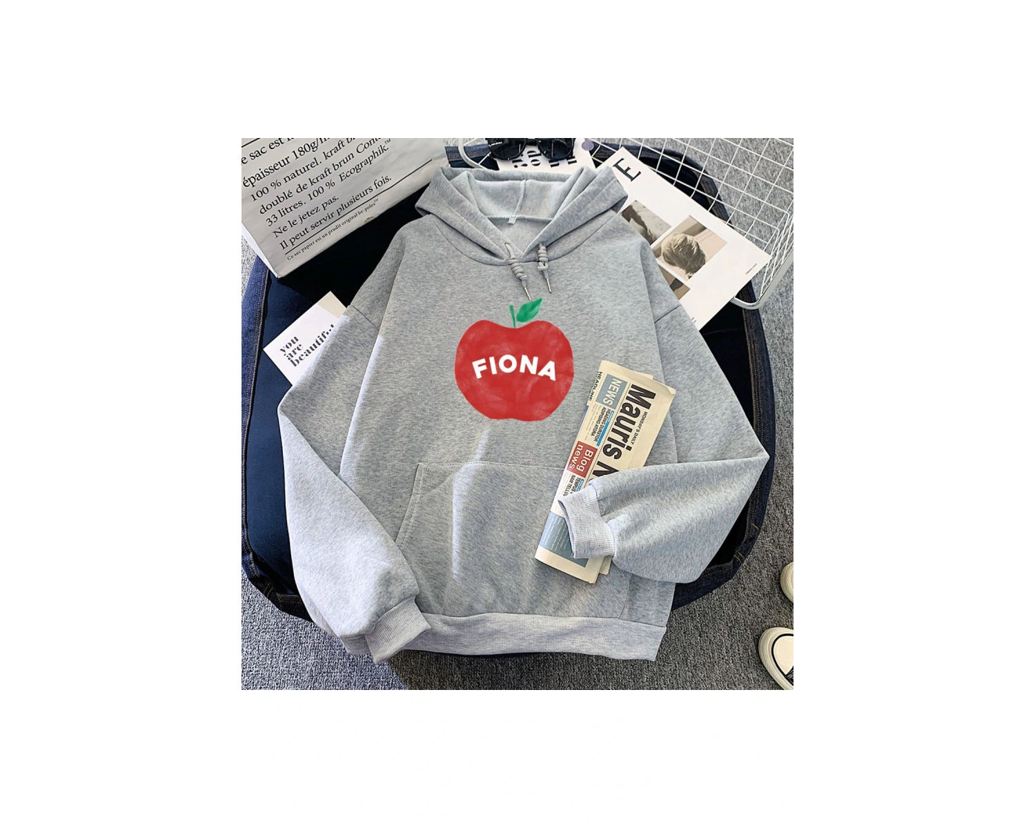 Beyaz Fiona-apple kıcı Grafik i içinYumuşak Uz