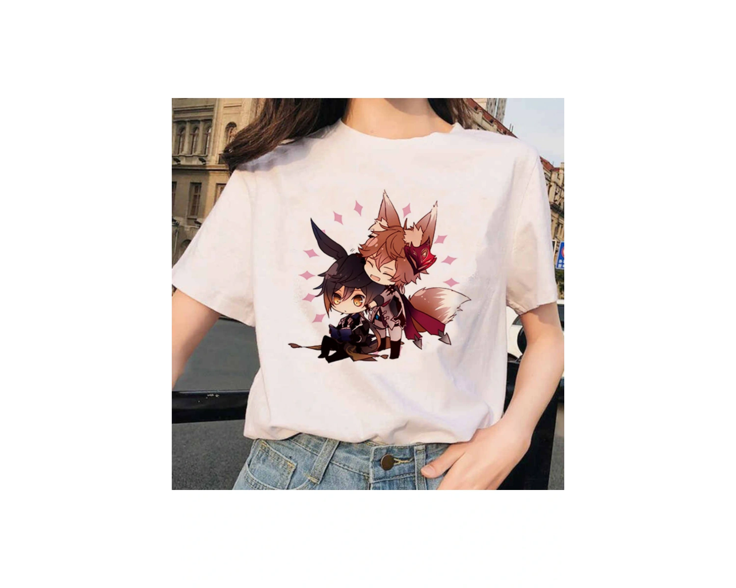 Beyaz Genshin darbe Hu Tao Morax Zhongli Tartaglia Paimon yaz