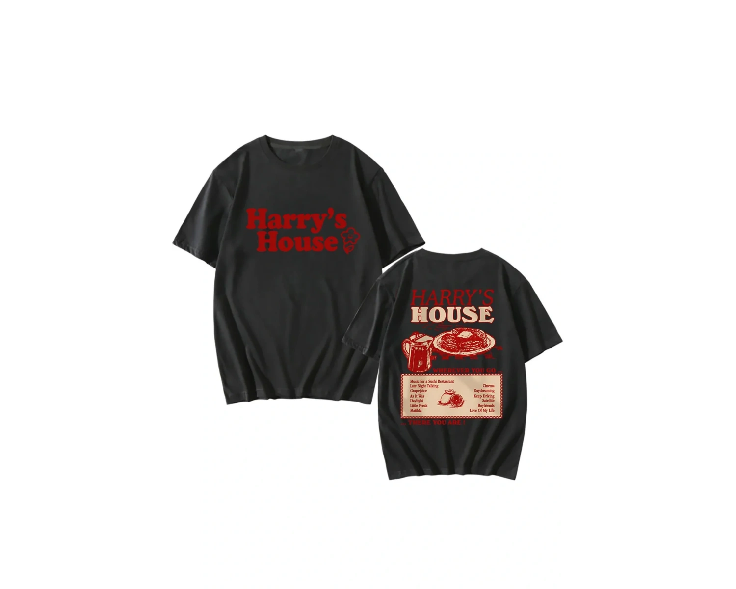 Beyaz Gevşek Sokak Vintage Grafik yazlık Grafik