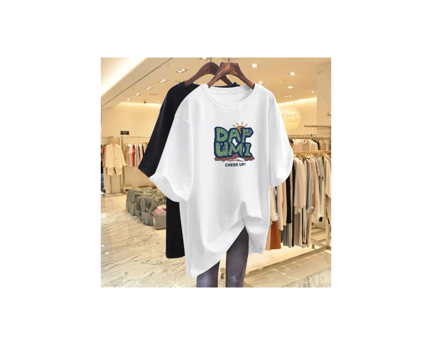 Beyaz Gevşek Yaz Üstleri Kapak Göbek ve Daha İnce Görünmenizi Sağlayın Grafik