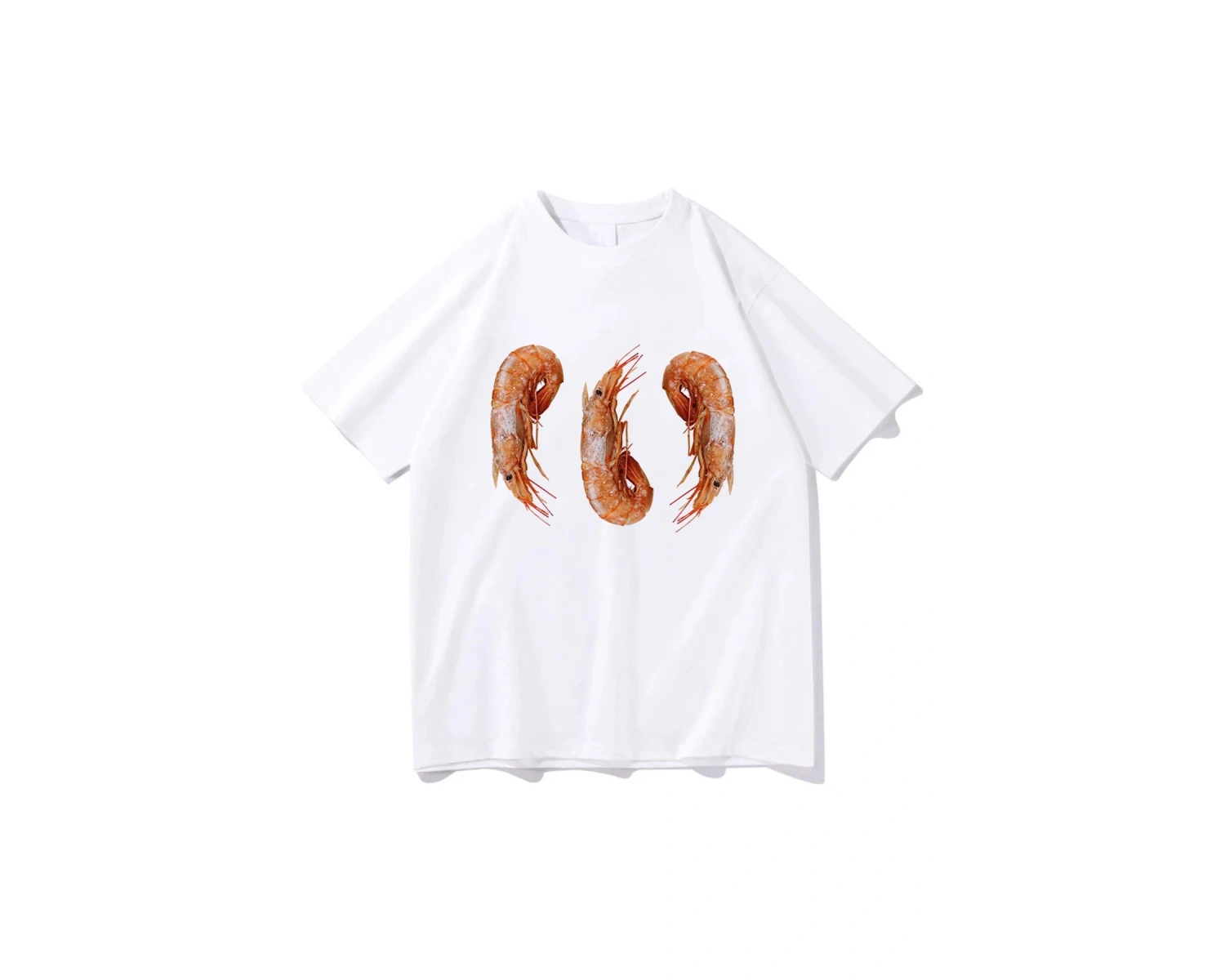 Beyaz Gil Sadece 86d Balık Tshirt Ahtapot Şef Komik/ Harajuku Yaz Üstleri U