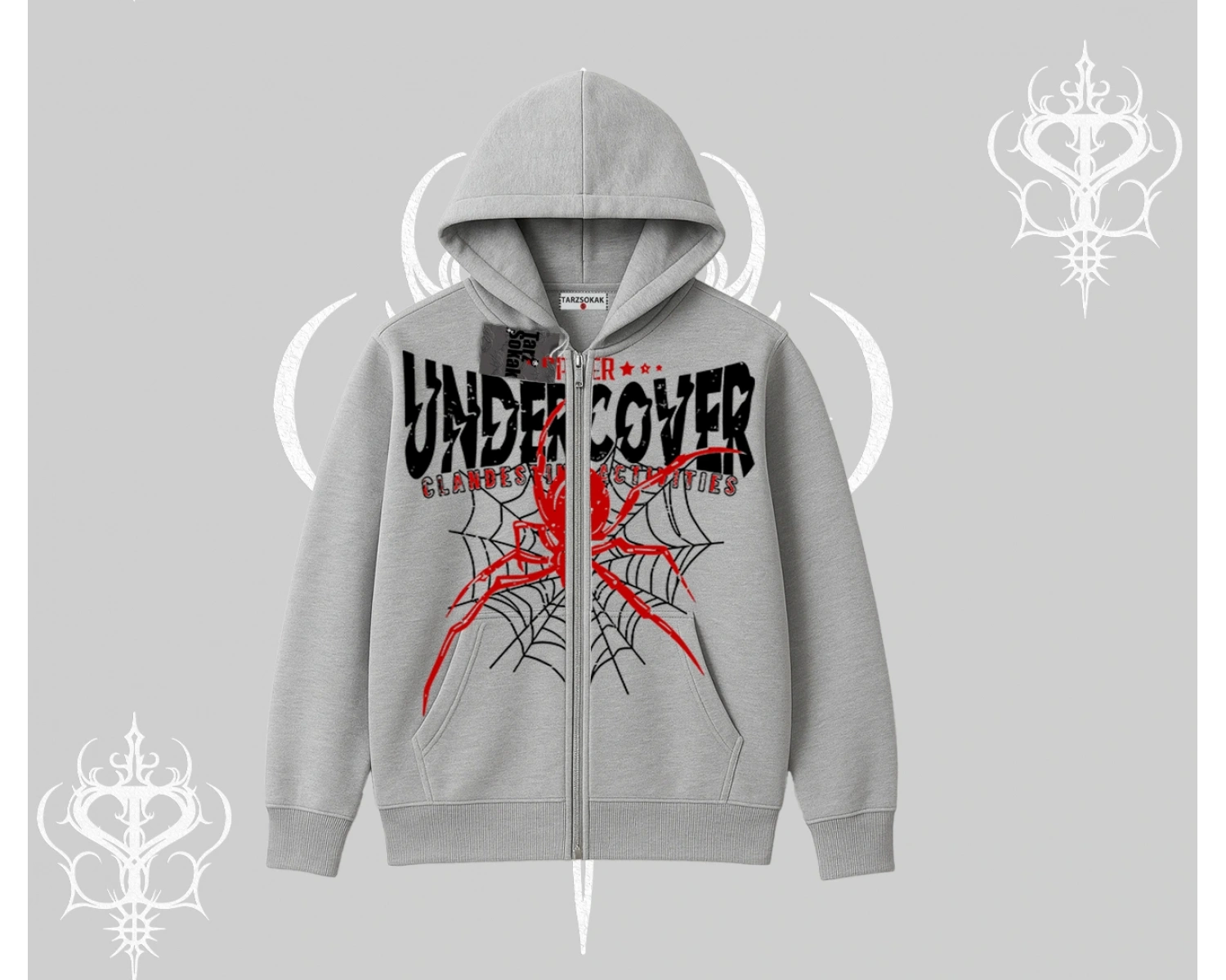 Beyaz Hırka Sweatshirt Spider Undercover