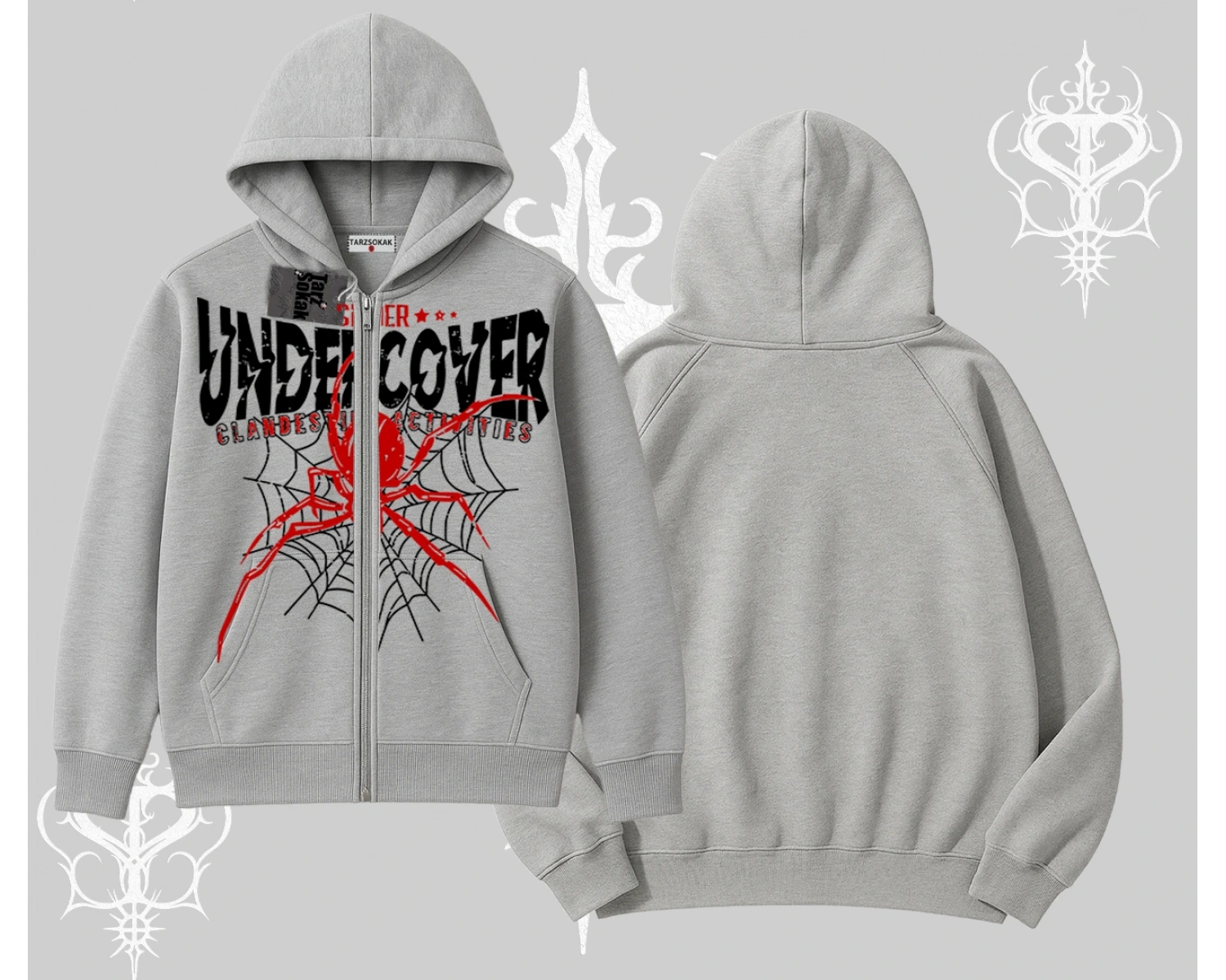 Beyaz Hırka Sweatshirt Spider Undercover