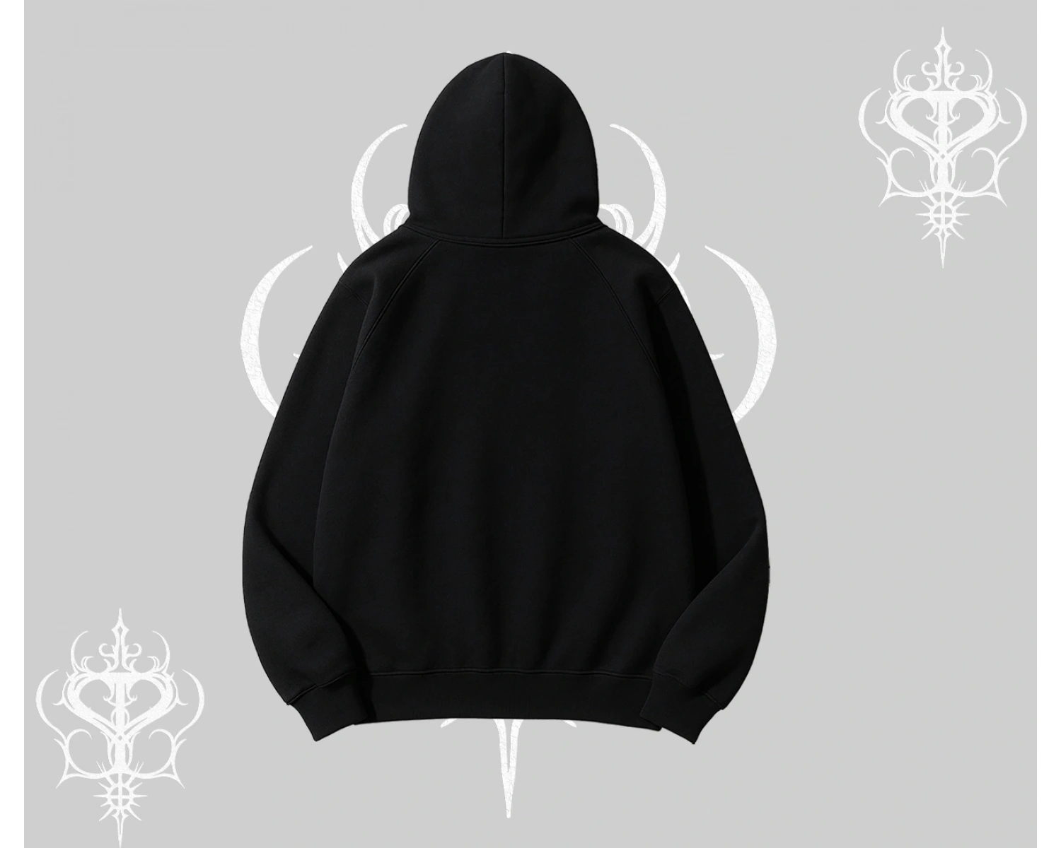 Beyaz Hırka Sweatshirt Vampir Dış