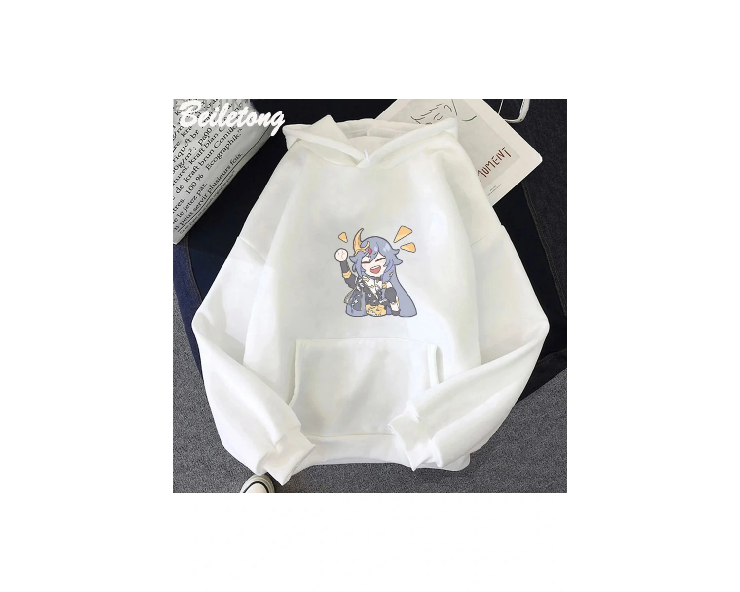 Beyaz Honkai Etki 3rd Anime Kawaii Karikatür Sevimli Manga Rahat U