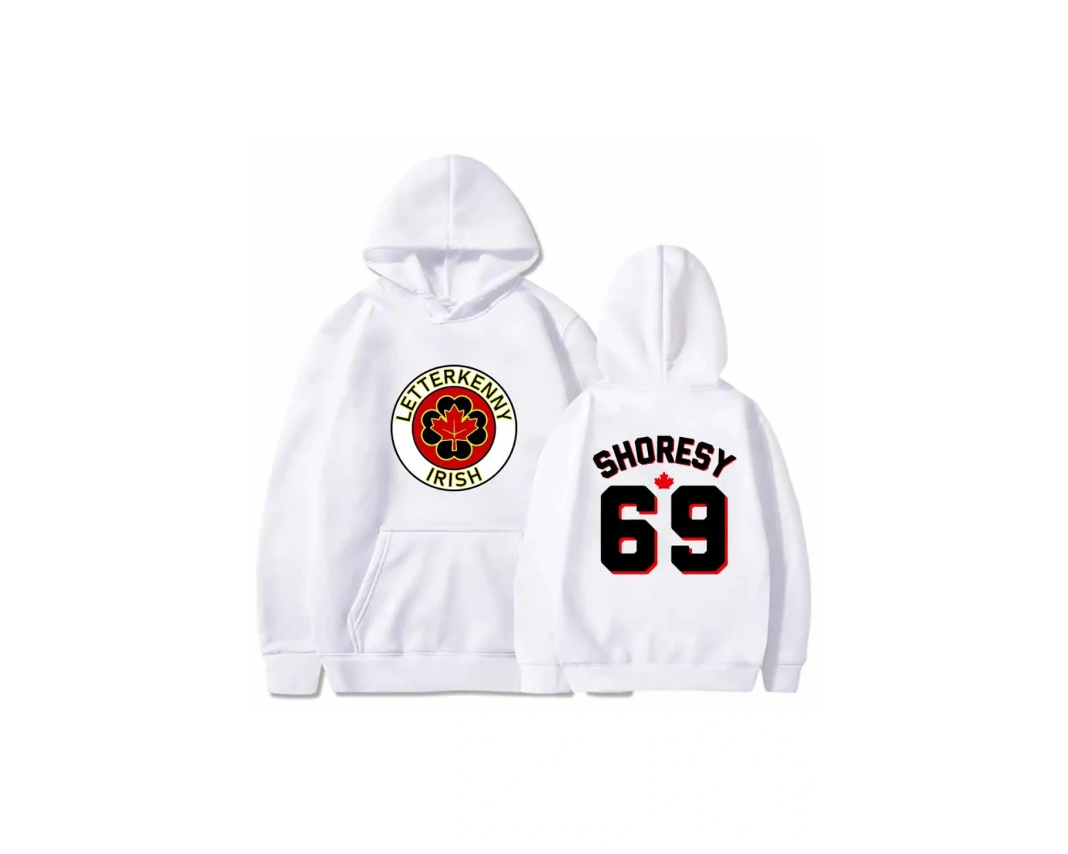 Beyaz Hoodies Shoresy69 Sudbury yabanmersini buldog Hip Hop