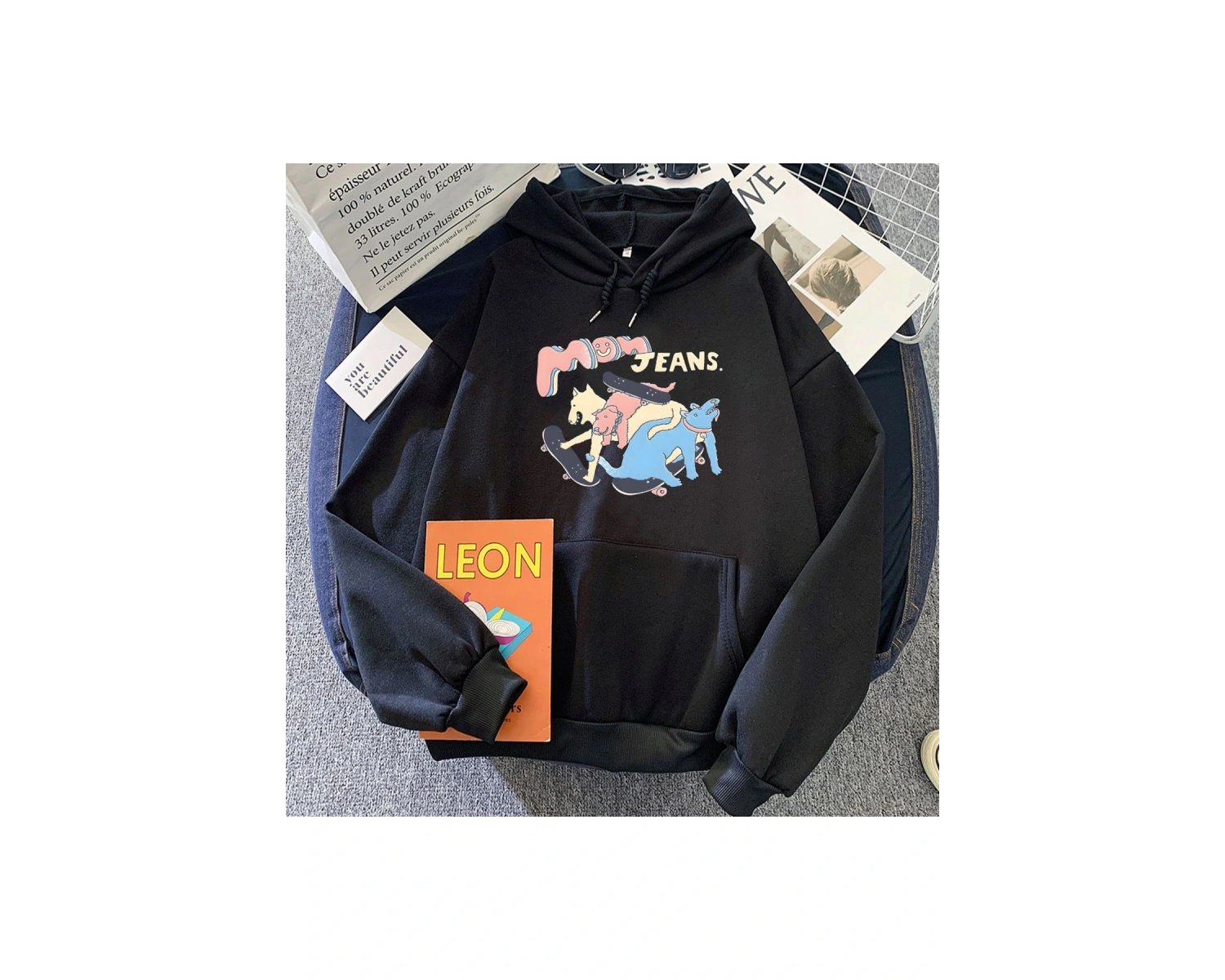 Beyaz i Hip Hop Rock Grubu Anne Kot Roupas Femininas u