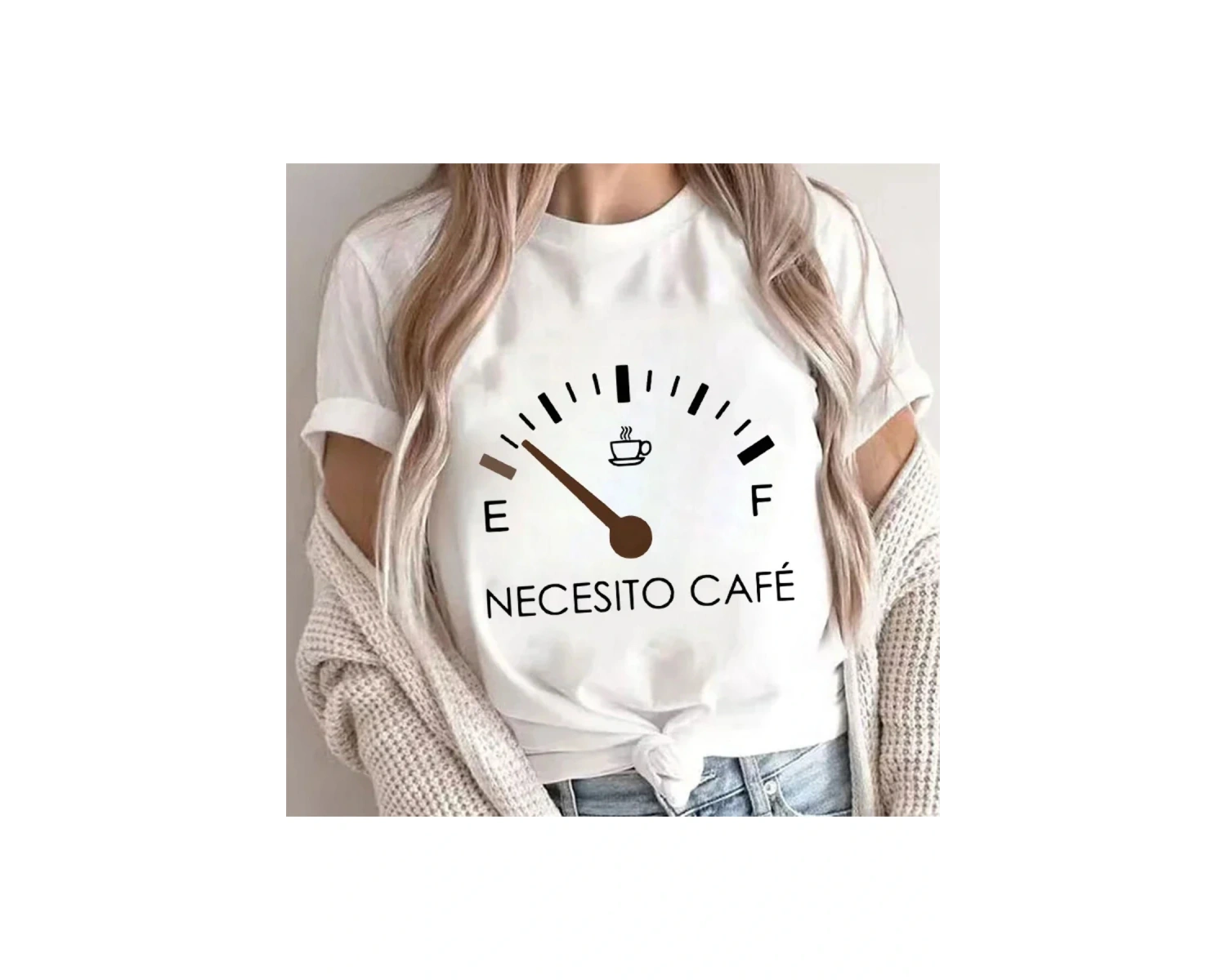 Beyaz İspanyolca Kahveya İhtiyacım Var Yaratıcı Nefes