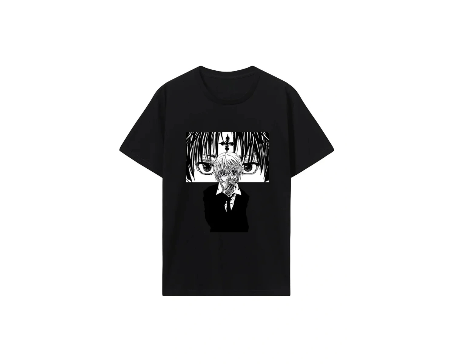 Beyaz Japon animesi Kurapika Harajuku Sokak Tarzı Unisex kad