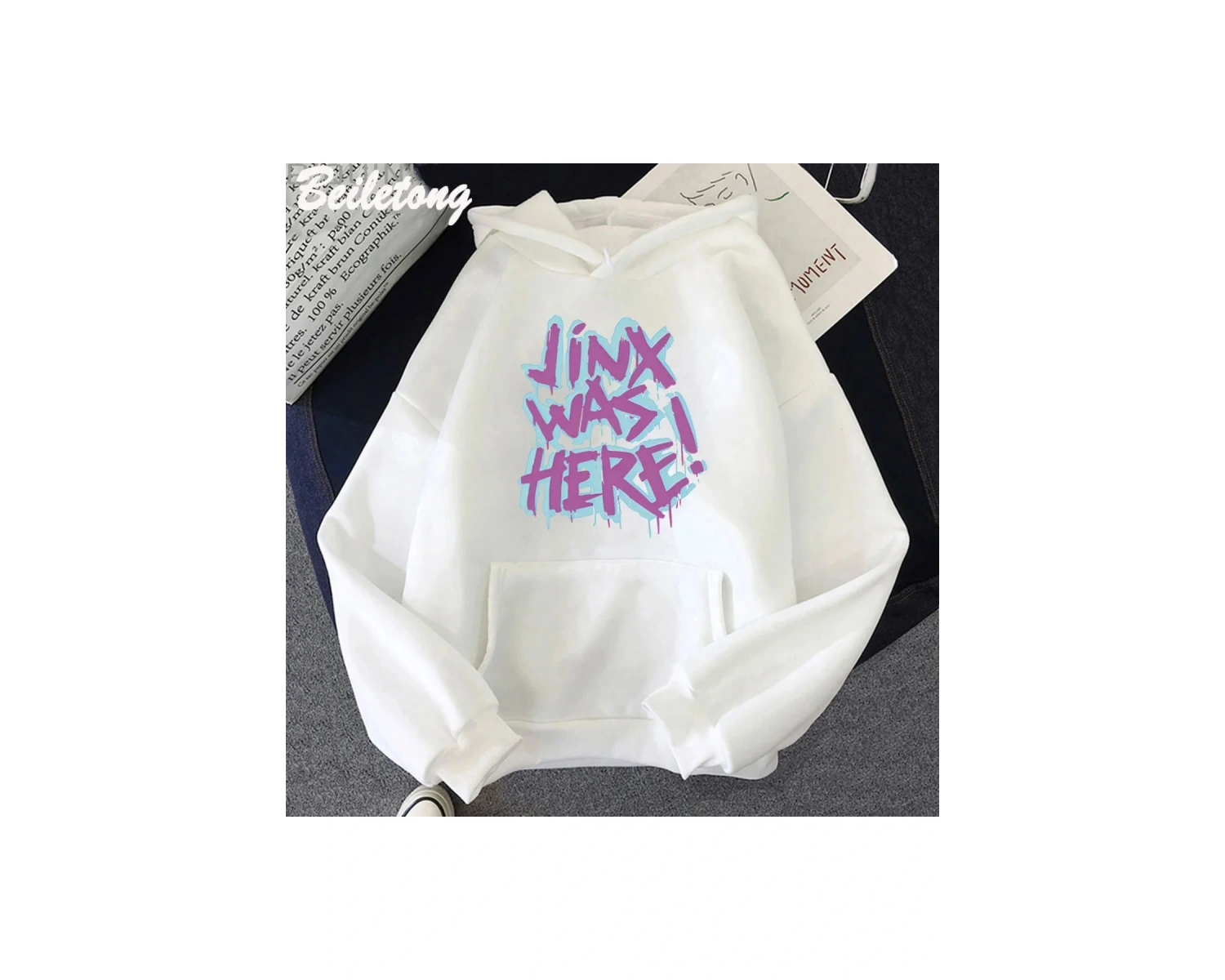 Beyaz Jinx War Hier Anime ARCANE Schwarz