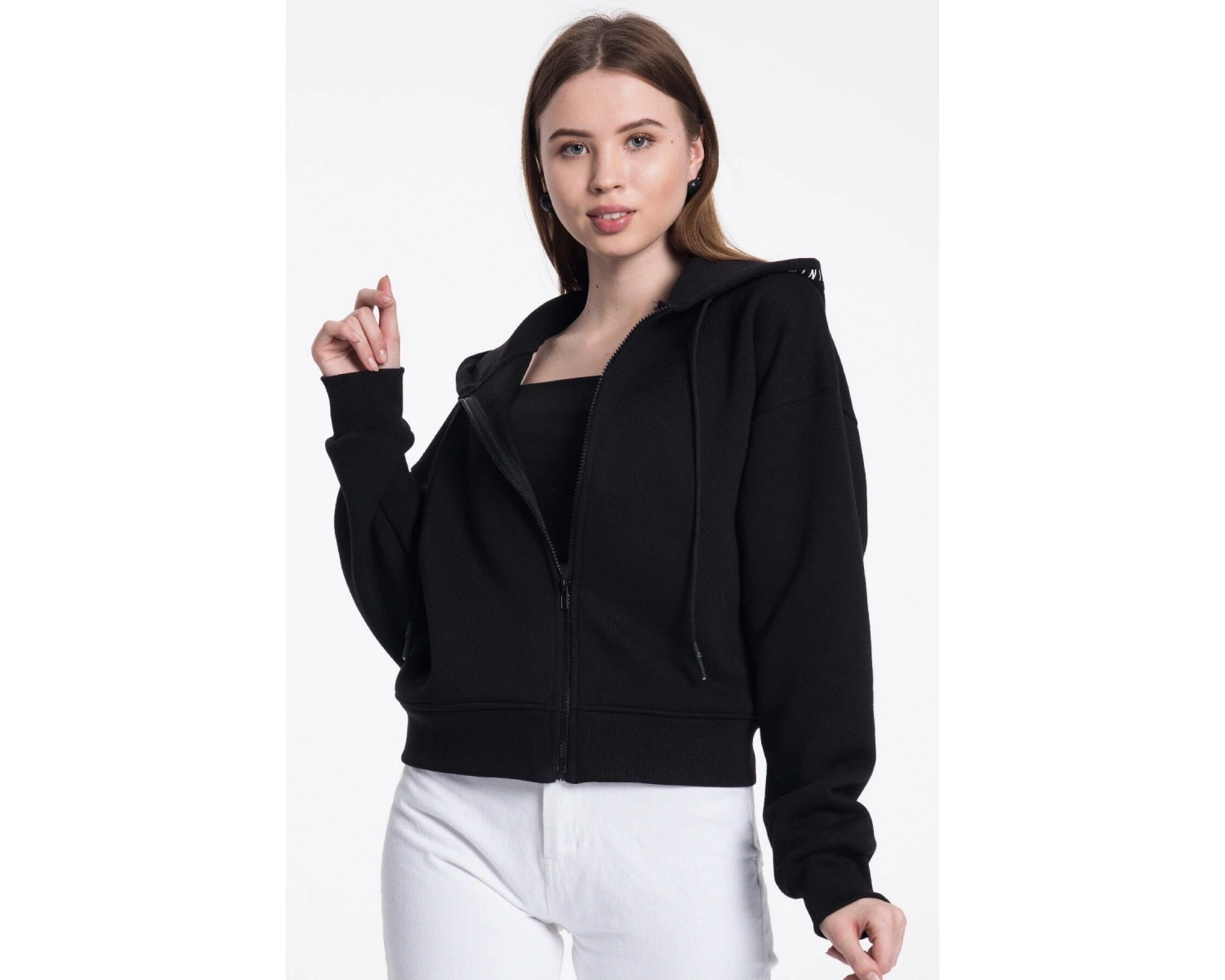 Beyaz Kadın Sweatshirt