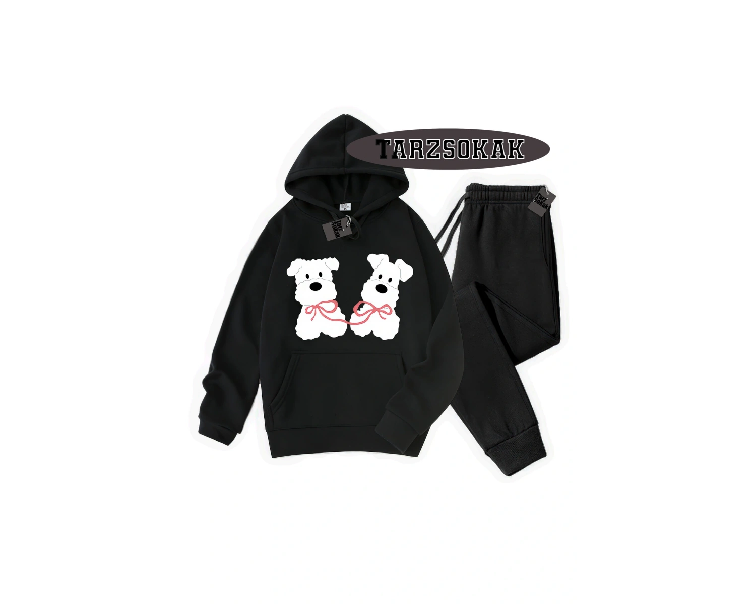 Beyaz Kapşonlu film köpek Detaylı ikili TAKIM