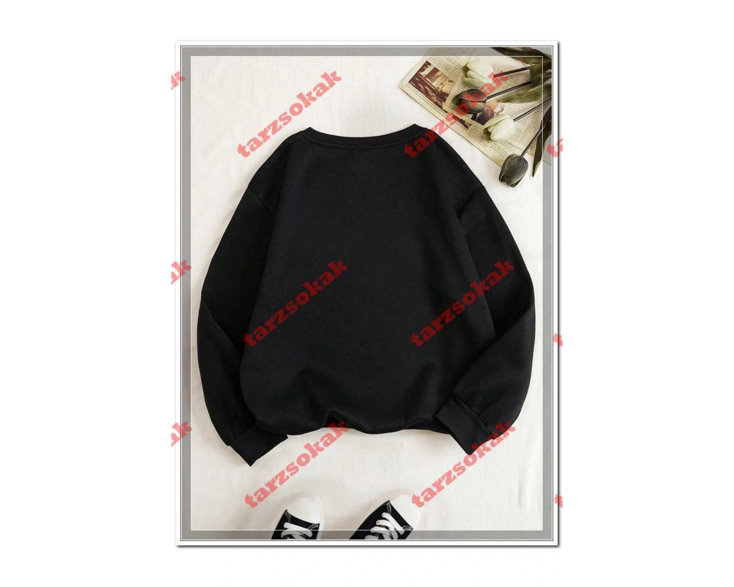 Beyaz Kapşonlu Reason Detaylı ikili TAKIM