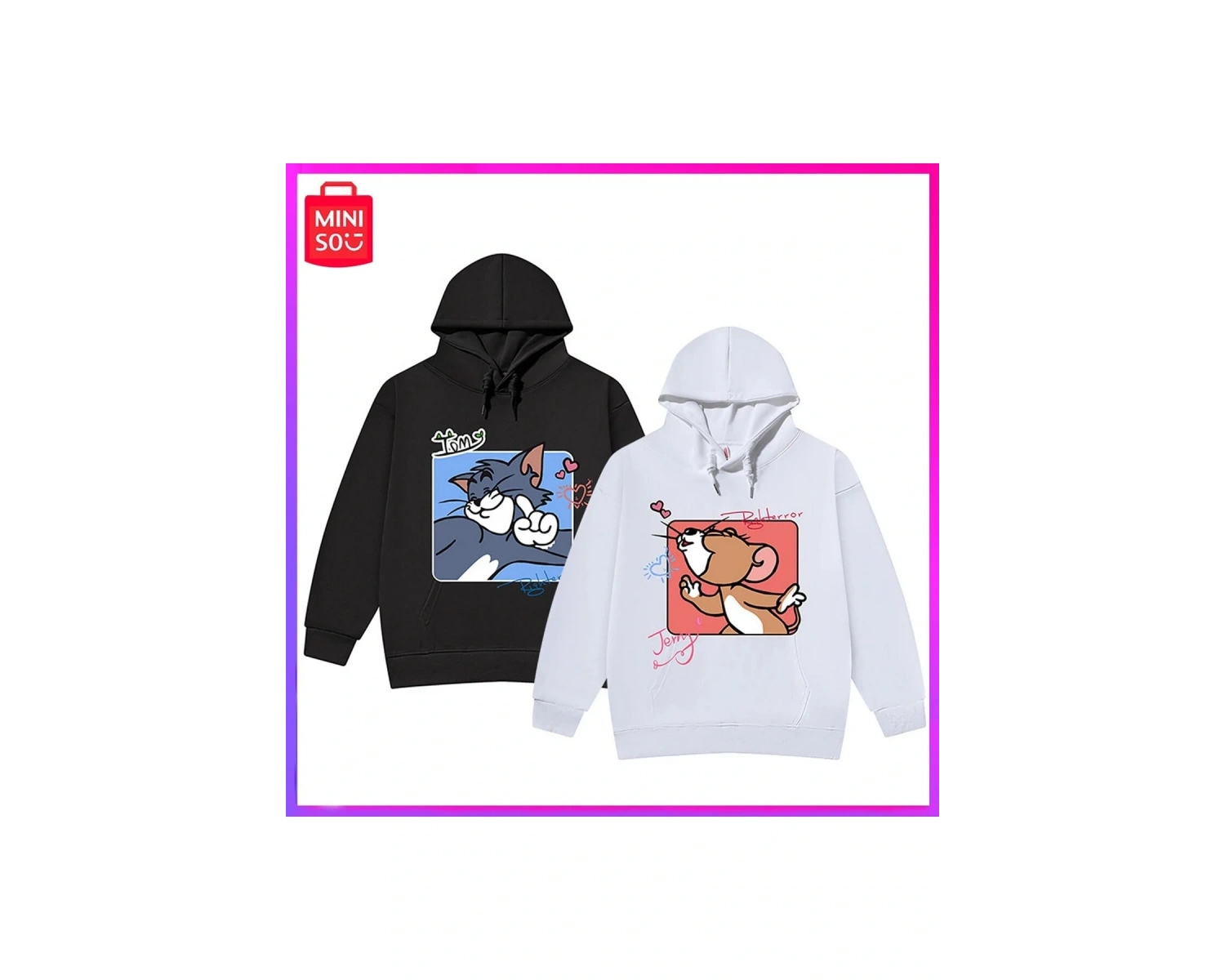 Beyaz Kapşonlu Sweatshirt Çift Sevgili Kombinleri Couple Clothing