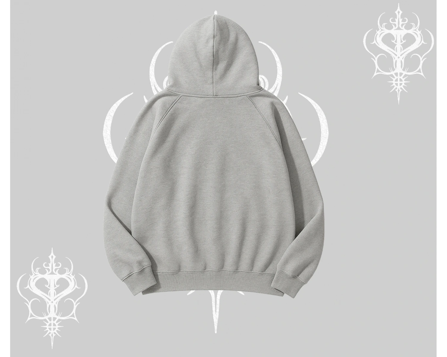 Beyaz Kapşonlu Sweatshirt Sp55der