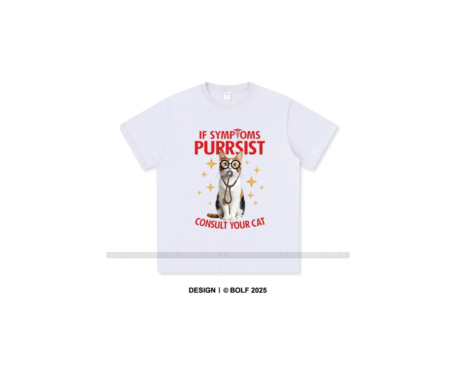 Beyaz Kediğinize Danışın Baskılı lar için Komik Grafik Tees Yaz Üstleri Purrfect