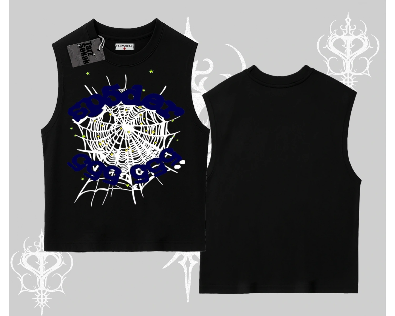 Beyaz Kolsuz Tişört Sp55der