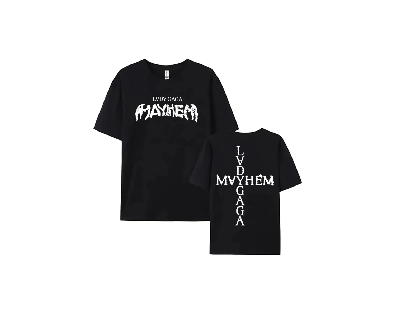 Beyaz Lady Gaga Mayhem Albümü leri Yeni Şarkıcı baskılı Yumuşak kısa k