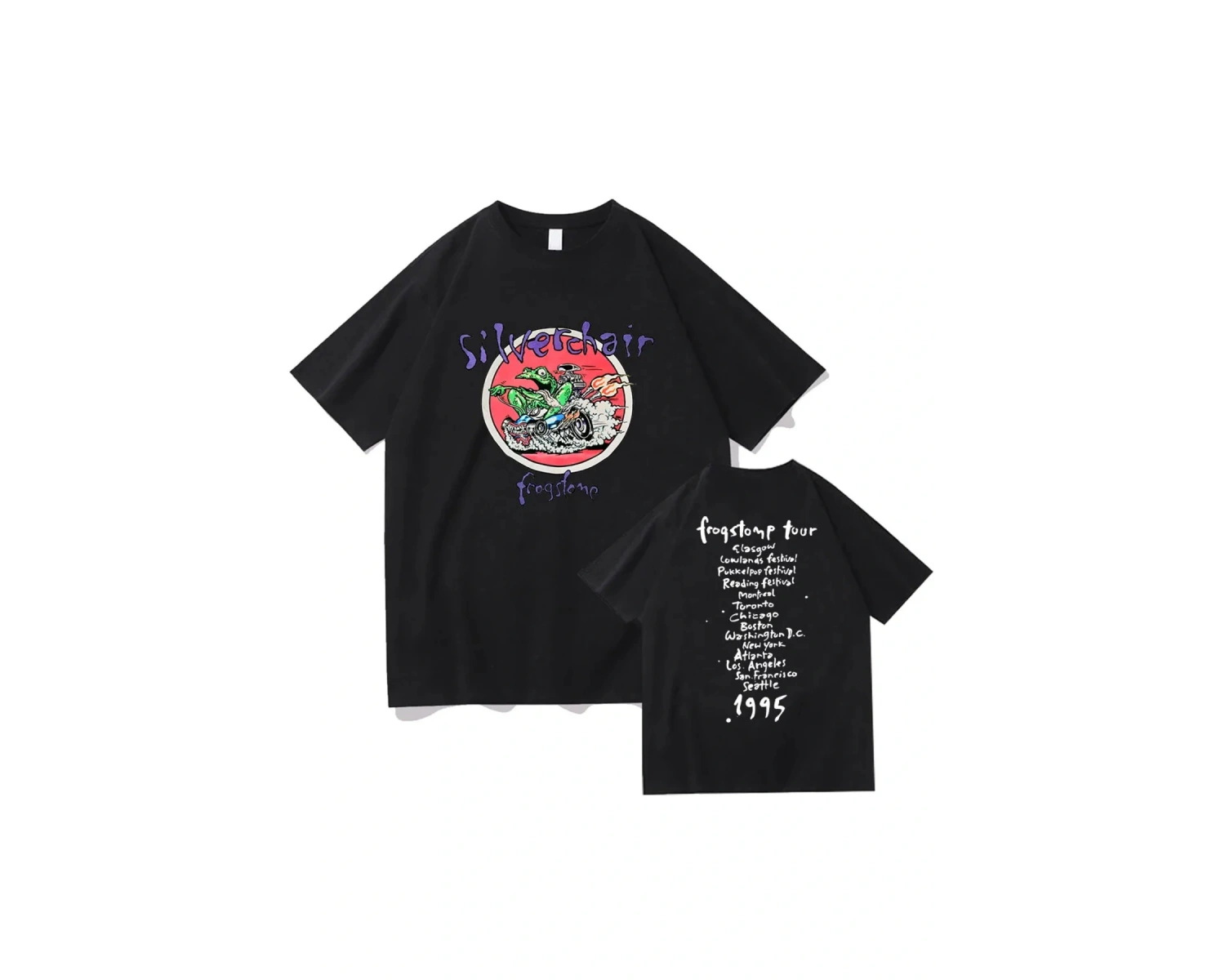 Beyaz lar/erkekler -gömlek Silverchair Frogstomp 1995
